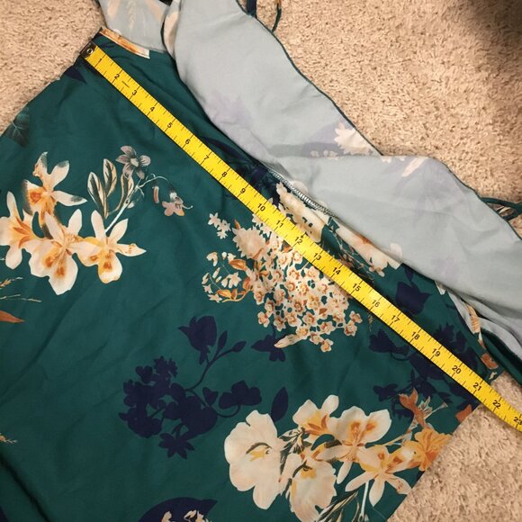 NWT YOINS Fluttery Sleeveless Boho Floral Dress - Picture 10 of 12